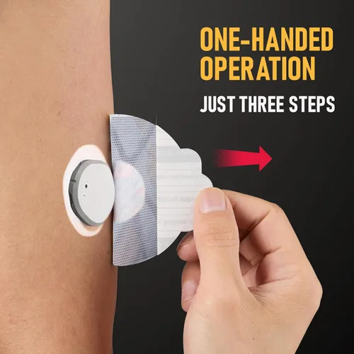 Vista 2 de ANGTICS 30 Piezas de Parches Sobre Dexcom G7 Impermeables, Parches Adhesivos de Otoño Compatibles con Dexcom G7, Sobreparche Stelo Respirable