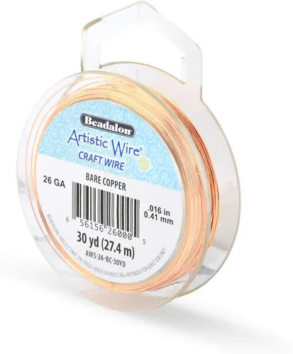 Vista 33 de Artistic Wire, Cable de cobre desnudo calibre 12 / 0.083 in, 10 pies / 10.2 ft