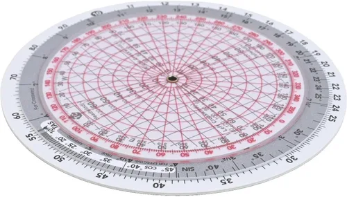 Vista 4 de E6B-R Aviation Computer 6 Inch Fuel Time Distance Calc