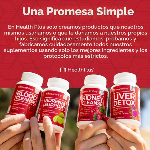 Vista 7 de Health Plus Cápsulas de desintoxicación hepática, 60