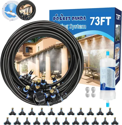 Vista 9 de POCKET PANDA Misters de ventilador para refrigeración al aire libre, kit