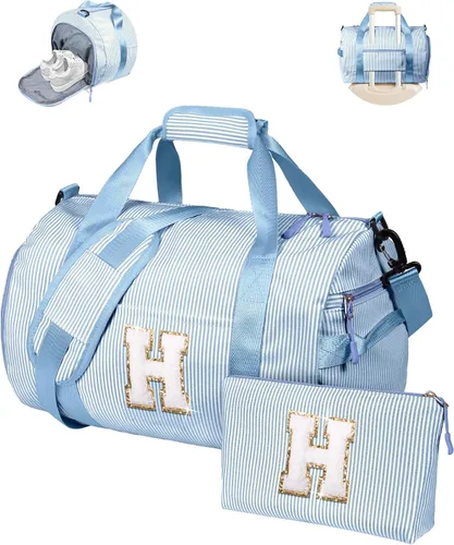 Vista 132 de Regalo para Adolescentes, Bolsa de Viaje para Niñas, Bolsas de Fin de Semana para Niños con Compartimento para Zapatos, Bolsa de Fin de Semana