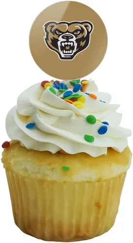 Vista 1987 de GRAPHICS & MORE Abilene Christian Primary Logo Cupcake Picks Toppers Decoración Set de 6 Universidad Cristiana de Abilene