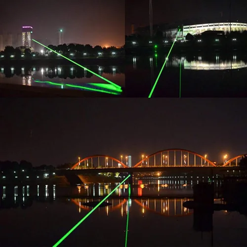 Vista 6 de Puntero láser verde de alta potencia, puntero láser verde recargable por USB, puntero de alta potencia, linternas tácticas, puntero láser, puntero