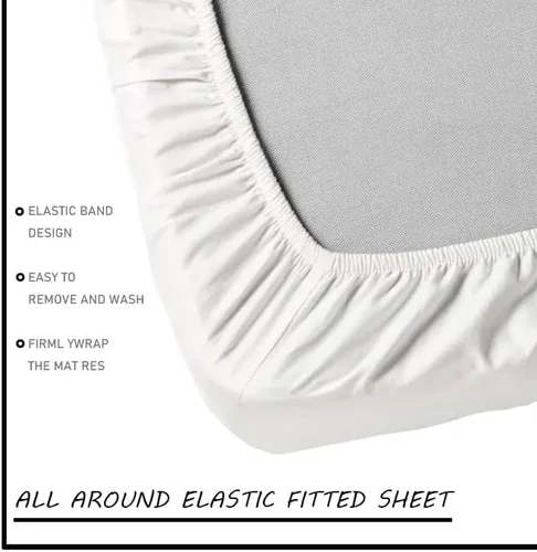 Vista 4 de Sábanas de ciervo tamaño Queen, sábanas de animales, sábanas y fundas de almohada estampadas de 4 piezas, sábana bajera ajustable de microfibra