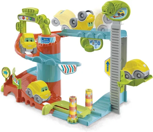 Clementoni Baby, Fun Garage, 18+ Meses, 17482, Multicolor