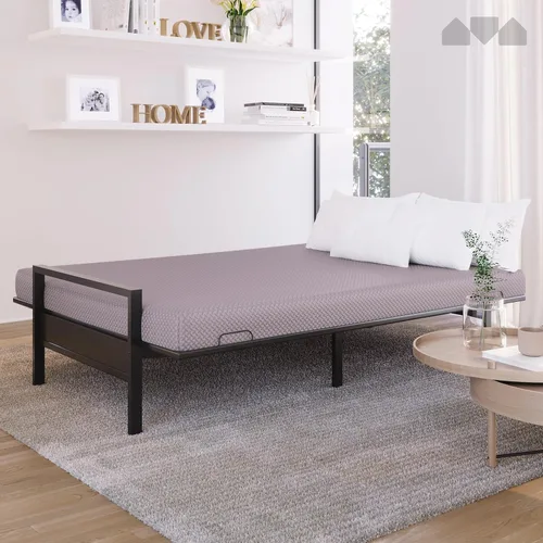 Vista 4 de Colchón de Futón de Espuma Viscoelástica Milliard – Tamaño Completo (Marco No Incluido) (Gris)