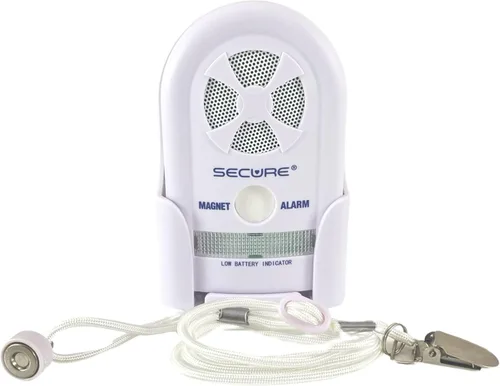 Vista 7 de Secure Safety Solutions Alarma magnética para silla y cama con cordón para adultos mayores, prevención de caídas para pacientes con demencia