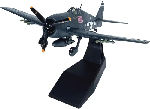 Fighter Jet Modelo 1/72 Escala US F6F Hellcat Modelo de avión fundido a presión Modelo de avión Modelo de avión Modelo de Avión para Colección
