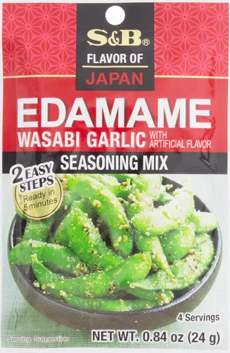 S&B Edamame Wasabi Ajo 0.84oz (Paquete de 10)