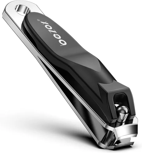 BEZOX Cortaúñas seguro para bebés, cortaúñas pequeñas para bebés, niños y niños, herramienta de aseo de uñas de precisión para dedos y dedos Negro