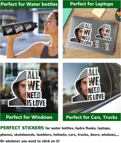 Vista 6 de Canserbero All We Need Is Love Sticker
