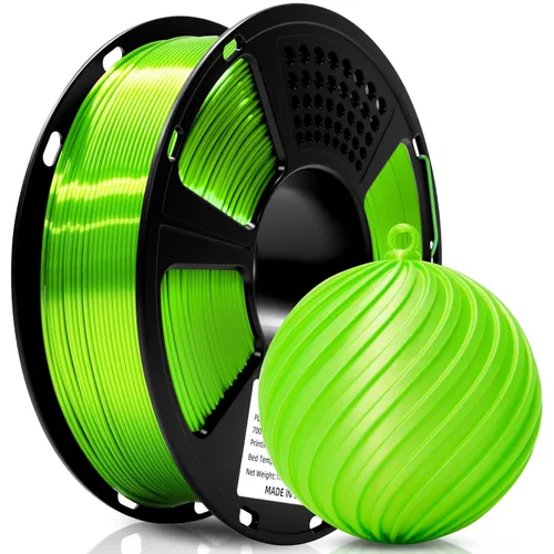 Vista 41 de Geeetech Seda PLA Filamento 1.75mm para Impresora 3D, Consumibles Brillantes Tipo Metal 1kg (2.2lbs) 1 Carrete, Precisión Dimensional +/- 0.02 mm