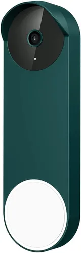 Vista 11 de Funda de silicona compatible con Google Nest Doorbell (batería), impermeable, protector de cámara, accesorios para timbre de puerta Google Nest