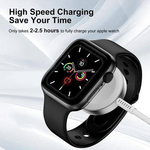 Vista 10 de Cable de carga USB C mejorado para Apple Watch, [certificado Apple MFi], cable de carga magnético para iWatch de 6 pies, cable de carga tipo C 2