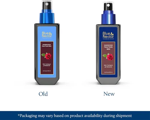 Vista 2 de Blue Nectar Shubhr - Tónico de rosa destilado al vapor para agua y tónico facial (3.4 fl oz)