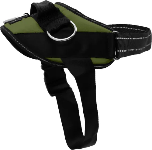 Vista 20 de ShawnCo Arnés esencial para perro, chaleco sin tirones para mascotas con 3 clips de correa, sin estrangulamiento, reflectante, ajustable