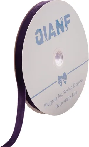 Vista 17 de QIANF Cinta de terciopelo, carrete de 1 1/2 pulgadas por 25 yardas (rojo)