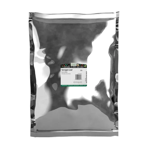 Frontier Co-op Hoja de estragón, bolsa a granel de 1 libra, cortada y tamizada, sabor cálido para salsas, ensaladas, aderezos, huevos y más