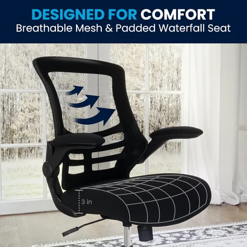 Vista 11 de Flash Furniture - Sillas de malla para oficina