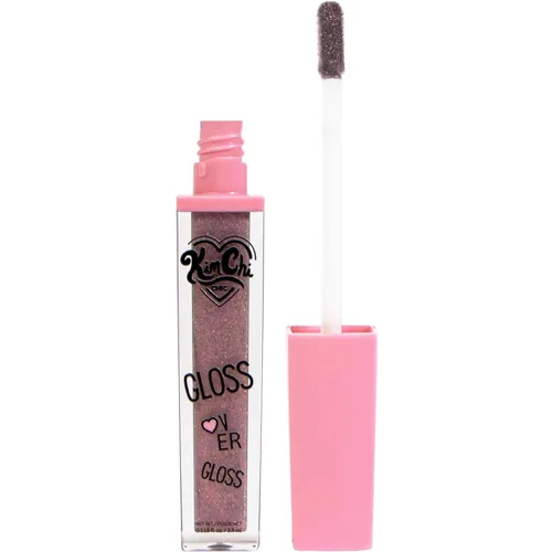 Vista 4 de KimChiChic Beauty Gloss Over Gloss, brillo de labios brillante microbrillante para llevar solo o sobre lápiz labial, bálsamo labial delicioso sin