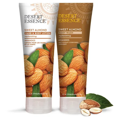 Vista 8 de Desert Essence Loción para manos y cuerpo, almendra dulce, 8 onzas