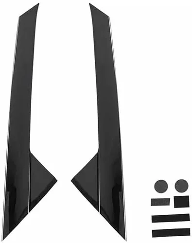 Vista 3 de Moldura exterior para parabrisas compatible con Fo. rd Explorer Base Limited XLT 2011-2019 lado izquierdo y derecho, 2 piezas BB5Z7803144AB