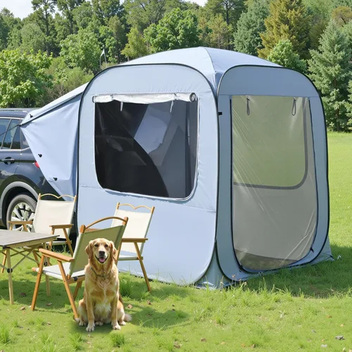 Vista 12 de Alvantor® SUV Tailgate Tent, Instant Pop Up Car Tent Creates Extra Living Space, UV Protection, Quick Setup in Seconds for Family, Road Trips