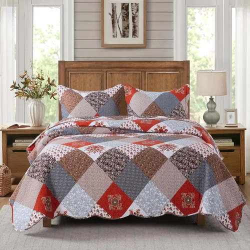 Vista 41 de Travan Juegos de Edredón de 2 Piezas Twin con Sham, Ropa de Cama de Gran Tamaño, Colcha Reversible, Juego de Cubrecama Suave, Tamaño Twin
