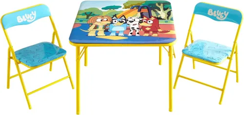 Vista 17 de Marvel Avengers - Juego de mesa y silla de actividades para niños de 3 piezas, mesa cuadrada con 2 sillas plegables, muebles temáticos