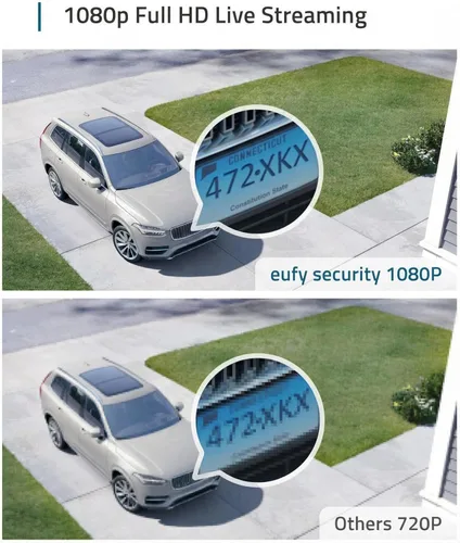 Vista 2 de eufy Security, eufyCam 2C - Kit de 2 cámaras, cámara de seguridad inalámbrica para exteriores, sistema de seguridad para el hogar, compatibilidad