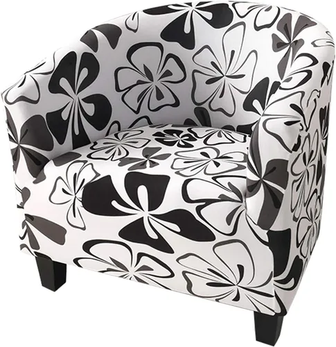 Vista 19 de HOTNIU Funda para silla de club, fundas para sillas de bañera para sillones, funda elástica para sillón, protector de silla de club, cubiertas