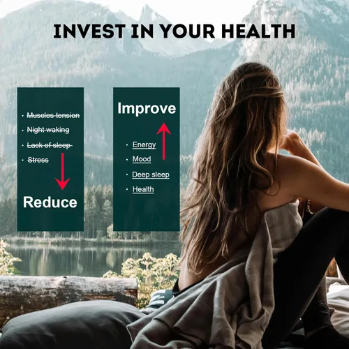 Vista 5 de Grounding Sheets - Sábana bajera ajustable de tamaño completo, 90 % algodón orgánico + 10 % plata pura, bolsillo profundo de 16", conexión a tierra