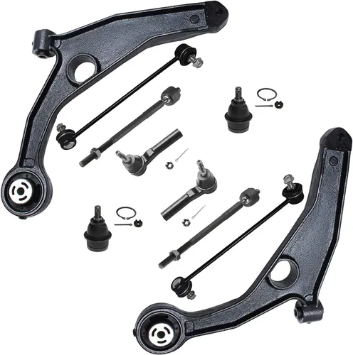 Vista 51 de Detroit Axle - Kit de suspensión delantera de 10 piezas para Ford Freestar Mercury Monterey 04-07, 2 brazos de control inferiores con rótula 4