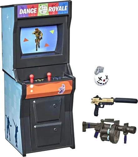Hasbro Fortnite Victory Royale Series Arcade Collection Máquina de Arcade Azul - Juguete Coleccionable con Accesorios, para Edades de 8 y Más, 6