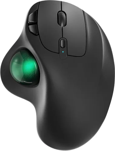Vista 14 de Nulea M501 Ratón Trackball Inalámbrico, Recargable Ergonómico, Control Fácil con el Pulgar, Seguimiento Preciso y Suave, Conexión de 3 Dispositivos