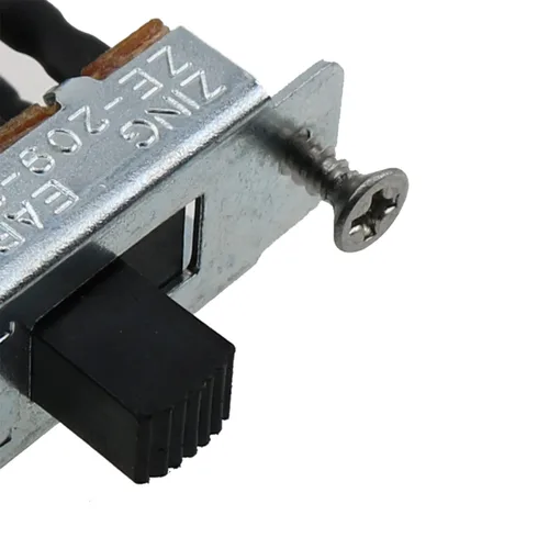 Vista 5 de MEETOOT Ventilador de techo de canal de 6 pines, interruptor deslizante de dirección inversa, interruptor de palanca inversa 18AWG para ventilador