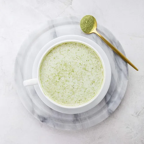 Vista 6 de Matcha Powder Pure USDA certificado orgánico, té verde grado ceremonial, 1 onza, The Spice Hut