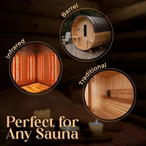 Vista 7 de Pasithea Respaldo de sauna de cedro rojo canadiense, antideslizante, no tóxico, cómodo diseño en forma de S, silla de sauna con respaldo, accesorios