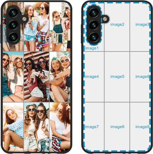 Vista 8 de Funda de teléfono personalizada para Samsung Galaxy A13 5G, funda protectora de TPU suave y resistente a los arañazos y a los golpes