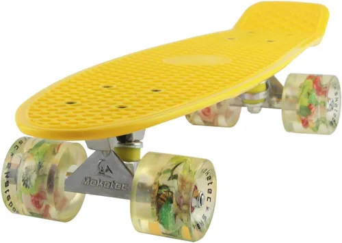 Vista 13 de Meketec Skateboards Mini Cruiser - Patineta (56 cm), diseño retro para niños chicos jóvenes principiantes