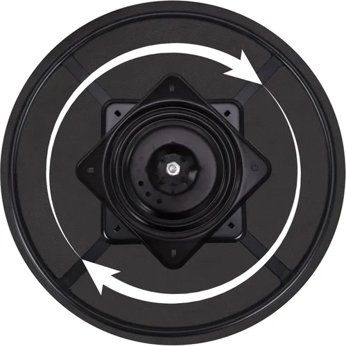 Vista 4 de Base giratoria de 24 pulgadas para silla reclinable con almohadilla de 27.5 pulgadas, piezas de repuesto para silla de sofá, rodamiento de bolas