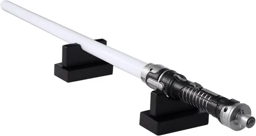 Vista 5 de WANLIAN Vitrina de madera del escritorio del escaparate de Katana del soporte de exhibición del sable de luz, exposición horizontal de las espadas