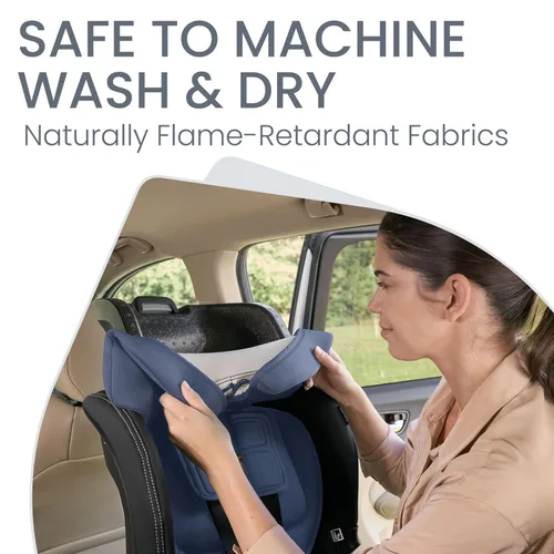 Vista 11 de Britax Poplar S - Asiento convertible para coche, 2 en 1 con diseño delgado de 17 pulgadas, tecnología ClickTight, Onyx Ártico