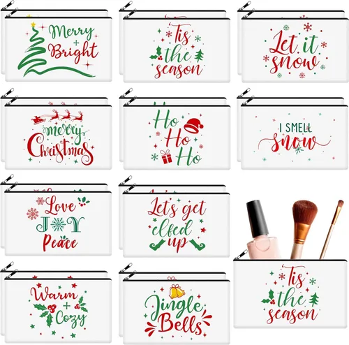 Vista 27 de Reginary - Juego de 20 piezas de bolsa de cosméticos para mujer, espaciosas bolsas de maquillaje con cremallera, neceser de artículos de aseo