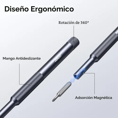 Vista 3 de JOREST Juego de destornilladores de precisión 50 en 1 con Torx de seguridad, mini kit de reparación magnético para Macbook, laptop, PS4, PS5