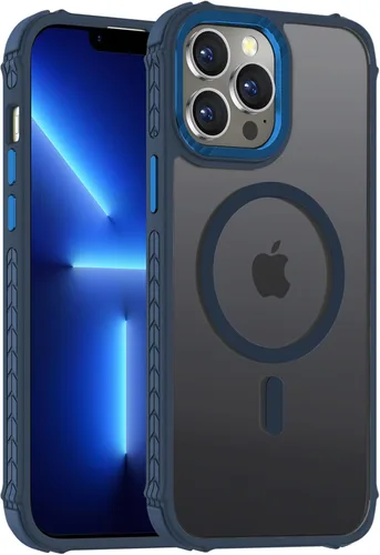 Vista 68 de DEERLAMN Funda Magnética Fuerte para iPhone Air 6.5 Pulgadas, [Compatible con Magsafe] [Protección contra caídas de grado militar] Funda protectora