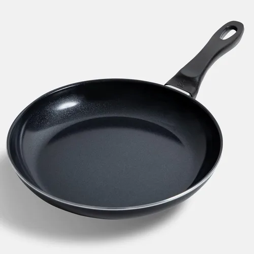 Vista 8 de BK Vivid Ceramic - Sartén antiadherente de inducción de 3.8 cuartos de galón con tapa, sin PFAS, apto para lavavajillas, color negro