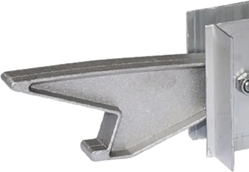 Vista 3 de KLKCMS 2 cerraduras de escalera de extensión de aluminio, kit de bloqueo de peldaño de repuesto, piezas de escalera de extensión, accesorios