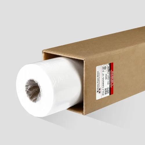 Plotter Paper Direct Rollo de lona mate de poliéster de alta calidad de 13 x 40 pies, 500 denier, secado rápido, compatible con impresora de